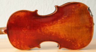 Old Violin 4/4 Geige Viola Cello Fiddle Label H.  C.  Silvestre