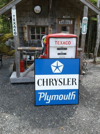 Classic 37 Inch Plymouth Chrysler Sign