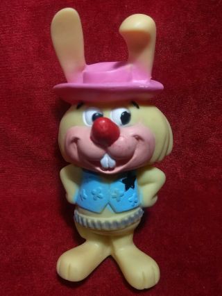 Rare Ricochet Rabbit Hanna Barbera Squeeze Rubber Squeak Doll By Bucky Mexico 6 "
