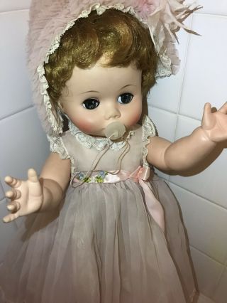 Htf Stunning Vtg 1958 Madame Alexander Kathy Baby Doll W Orig Clothes & Shoes