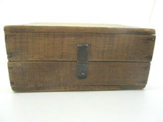 Antique Wood Egg Crate W/wire Egg Holders I 