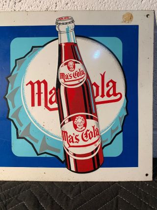 Ma’s Cola Vintage Tin Sign Advertising 2