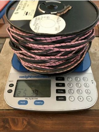 Western Electric Switchboard Cloth Wire Spool Vintage.  14 Gauge Wire