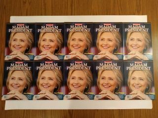 Newsweek Madam President Hillary Clinton Recalled Set Of 10