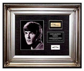 The Beatles George Harrison Hair Lock Photo Signed Art Music Memorabilia Offers
