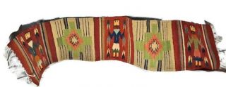 Native American Style Yei Pattern Small Rug Wall Hanging Table Runner