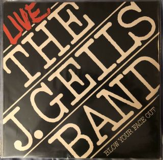J.  Geils Band - Live: Blow Your Face Out - Vinyl 12  2lp Vg,