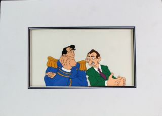 Handpainted Production Animation Cel Capt Stern Lawyer Heavy Metal 777