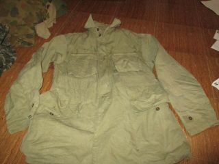 Ww2 Mountain Us Army Field Jacket Size 36l,  Very Good