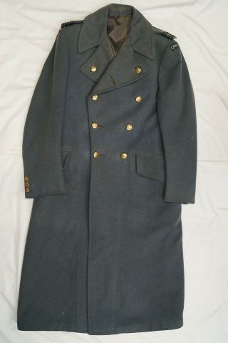 Ww2 Canadian Rcaf Raf Named Officers 1940 Dated Overcoat Great Coat