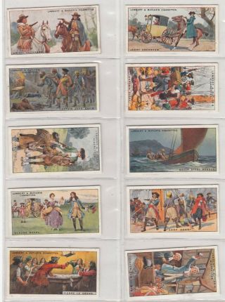 Full Set Of 25 Pirates & Highwaymen Cards From 1926 Henry Morgan Captain Kidd,