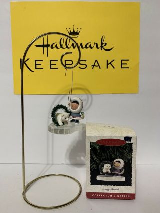 Hallmark Keepsake Ornament Frosty Friends 1994 15th In The Series Polar Bear C2d