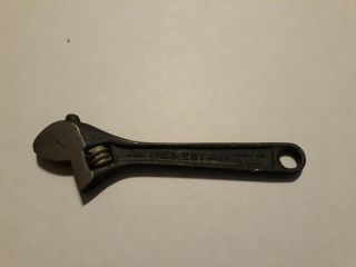 Vintage Adjustable Wrench 4in,  Crescent Tool Co,  Made In Usa