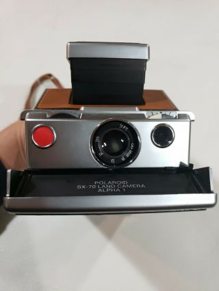 Vintage Polaroid Sx - 70 Land Camera Alpha 1 With Strap