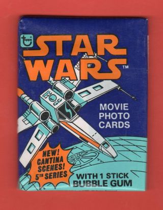 1977 Topps Star Wars Series 5 Pack Variation B