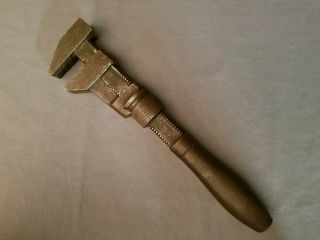 Vintage Bemis & Call H&t Adjustable Monkey Wrench 23 Solid Steel 12 1/4 "
