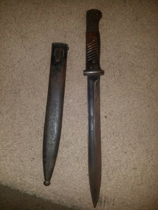 1940 Dated Matching Ww2 German Mauser K98 Bayonet And Scabbard