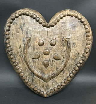 Extra Large Wood Heart Paper Mache Mold/sculpture