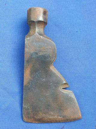 Vintage 1 Lb.  11 Oz.  Wards Master Quality Hatchet Axe Hammer Head