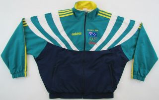 Australia Team Atlanta 1996 Olympic Games Adidas Jacket Vintage 1990s Womens L