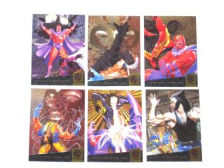 1994 Fleer Ultra X - Men Fatal Attractions Insert Chase 6 Card Set Wolverine
