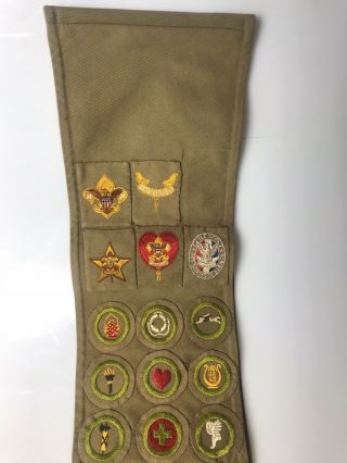 1930’s Boy Scout/Eagle Scout Merit Badge Sash,  Type B & C Badges 2