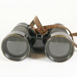 Vintage WWII WW2 JES 4X10 Japanese Military Binoculars With Case 2