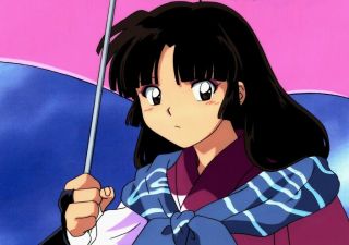 Inuyasha - Production Anime Cel - Sango Umbrella - Episode 78