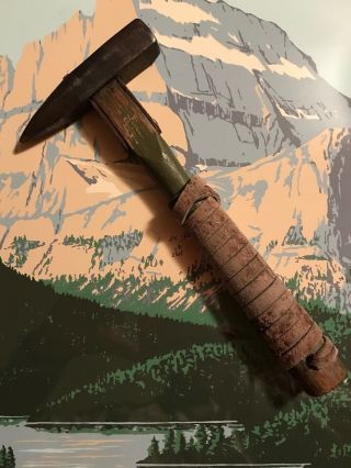 U.  S.  Ww2 Model Piton Rock Mountain Climbing Hammer “penn Tool 1950”.