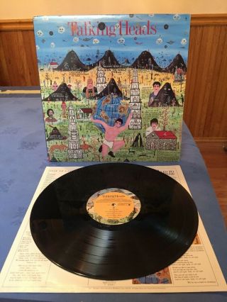 Talking Heads Little Creatures Nm - 1985 Sire 1st Press W Insert David Byrne