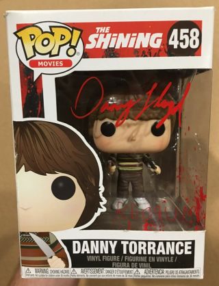 Danny Lloyd Signed/autographed The Shining Danny Torrance Funko Pop.