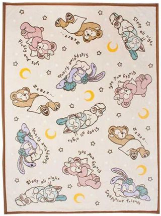 Tokyo Disney Sea Ltd Duffy Friends Blanket 2019 140×190cm Sweet Dreams Tds