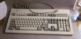 Vintage Ibm Model M 1391401 Clicky Keyboard With Cord Buckling Spring 1984
