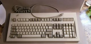 VINTAGE IBM MODEL M 1391401 CLICKY KEYBOARD WITH CORD Buckling spring 1984 2
