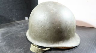 Wwii Us Army Front Seam Helmet And Liner Swivel Bale
