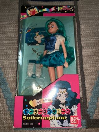 Rare Vintage 90s Sailor Neptune Bandai Doll