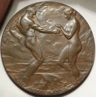 1915 Panama Pacific Expo Award Medal w/ Box By John Flanagan 70.  5 mm 2