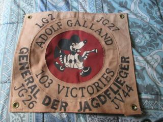 Wwii German Ace General Of The Fighter Adolf Galland Room Wall Flag