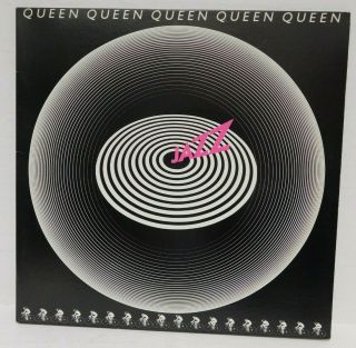 Queen Jazz Vinyl Lp Gatefold 1st Press 1978 Elektra 6e - 166 With Poster