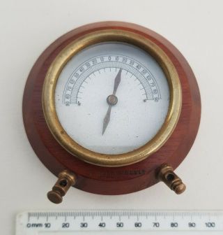 Small Wooden Cased Compass Galvanometer By Philip Harris & Co.  Ltd.