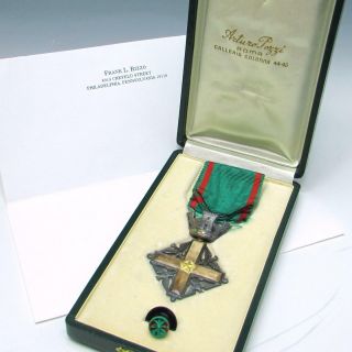 Vintage Italian Republic Order Of Merit Medal To Philadelphia Mayor Frank Rizzo