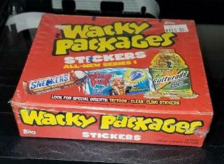 2004 Topps Wacky Packages Stickers All Series 1 Box