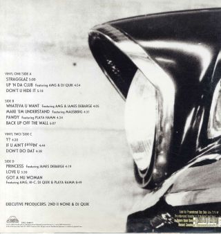 2nd II None - Classic 220 ' 99 2xLP US ORG DJ Quik Hi - C Playa Hamm 2