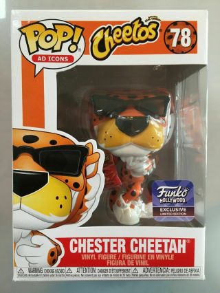 Funko Pop Ad Icons 78 Chester Cheetah Cheetos Funko Hollywood Exclusive