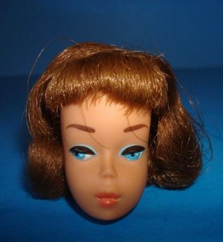 Vintage 1965 Barbie American Girl Side Part Head
