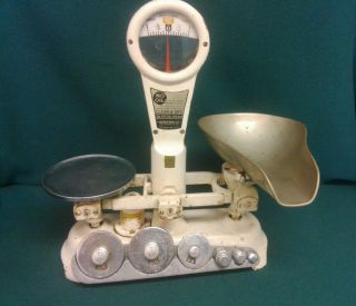 Vintage Detecto Gram Candy Scale Jacobs Brothers Co.  Inc.  Brooklyn York.