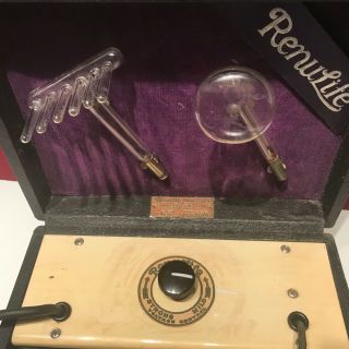 Renulife Generator Violet Ray Machine - 1919 - - Vtg