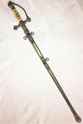 Antique Knights Of Templar Masoni Sword 