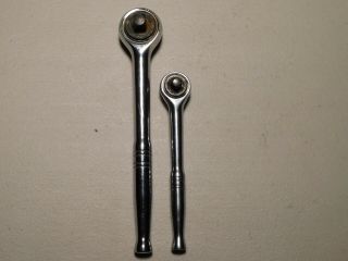 Companion 3/8 " Drive 1/4 " Driver Set Of 2 Ratchets Sockets Wrenches Tools