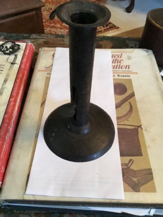 18th Early 19th Century Iron Push - up Candlestick Chair Hanger As Well 2